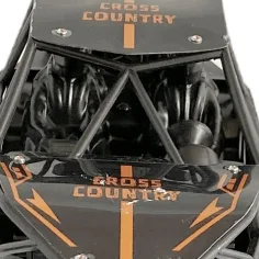 Jeep Cross Country telecomandato RC con sospensioni a molla e effetti luminosi, movimento laterale, 21 cm, 2,4 GHz immagine 4