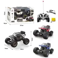 Jeep da arrampicata RC telecomandato 27MHz 1/18 in due varianti