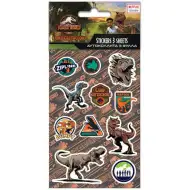 Jurassic World: Campo Cretaceo set di adesivi 8x12 cm, 5 fogli