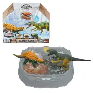 Jurassic World: Pacchetto Battaglia Dino Reveal con 2 dinosauri - Mattel