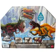 Jurassic World: Pacchetto Battaglia Svelamento Dinosauri con arena e 2 figure di dinosauro - Mattel