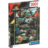 Jurassic World Rinascita attacco dei dinosauri puzzle da 300 pezzi - Clementoni