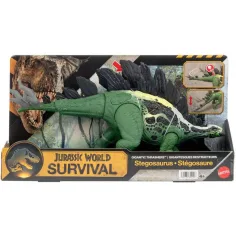 Jurassic World: Stegosauro gigante attaccante con suoni - Mattel