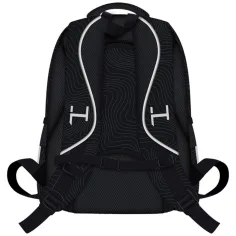 K-POP Demon Hunters borsa scolastica/zaino di colore nero a 4 scomparti BPL60 43x32x20 cm immagine 2