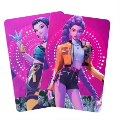 K-Pop Demon Hunters figura a sorpresa in scatola con carta immagine 4