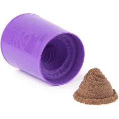 Kinetic Sand: Scatola gelato con sabbia marrone - Spin Master immagine 3