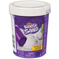 Kinetic Sand: Scatola gelato con sabbia modellabile bianca - Spin Master