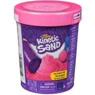 Kinetic Sand: Scatola gelato con sabbia modellabile rosa - Spin Master