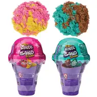 Kinetic Sand: Scents sabbia modellabile in contenitore a forma di gelato 113g in due varianti 1 pezzo - Spin Master