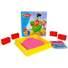 Kinetic Sand: Set di sabbia modellabile Heroes dinosauri o pony con accessori, 500g immagine 2