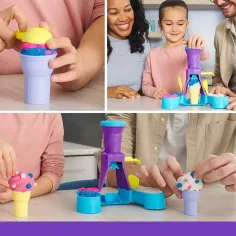 Kinetic Sand: Set gioco con sabbia modellabile per creare gelati 396g - Spin Master immagine 2