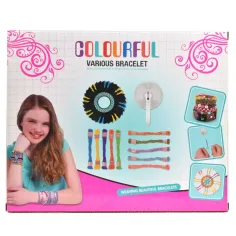 Kit fai da te per creare braccialetti con fili colorati e perline immagine 3