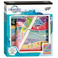 Kit pittura diamante con motivo di delfini - Totum
