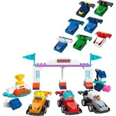 LEGO® DUPLO®: Auto da corsa F1® e piloti (10445) immagine 4