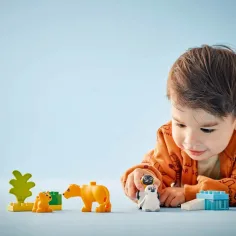 LEGO® DUPLO®: Famiglie di animali nel mondo selvaggio: Pinguini e leoni (10442) immagine 4