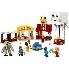 LEGO® Minecraft: Lattacco del dirigibile fantasma e del villaggio (21273) immagine 5