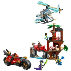 LEGO® Ninjago: Battaglia dei veicoli ninja alla casa sull’albero (71857) immagine 4