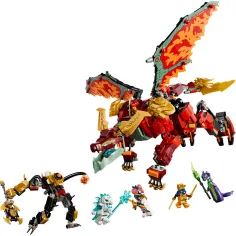 LEGO® Ninjago: il robot-drago trasformabile di Wyldfyre (71868) immagine 2