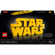 LEGO® Star Wars™: Logo di Star Wars™ costruito con mattoncini (75407)
