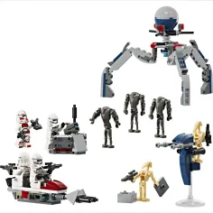 LEGO® Star Wars™: Pacchetto da battaglia Clone Trooper™ e Droide da battaglia™ (75372) immagine 2