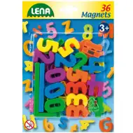 LENA: 36 pezzi di numeri e simboli magnetici