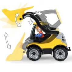 LENA: Camion con figura di macchinario da costruzione 21 cm immagine 3