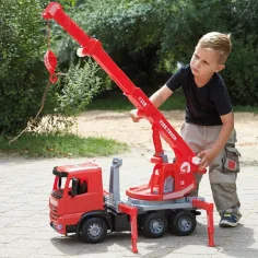 LENA: Camion dei pompieri con gru gigante Mercedes-Benz Arocs 70cm immagine 4