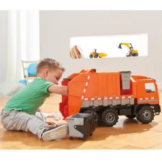 LENA: Camion della spazzatura gigante Mercedes-Benz Actros 64cm immagine 3
