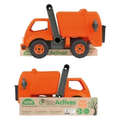 LENA: ECO camion dei rifiuti arancione 31cm immagine 5