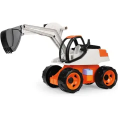 LENA: GIGA TRUCKS escavatore gigante di colore arancione, 63 cm