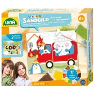 LENA: Il mio primo quadro di sabbia - Set di pittura con sabbia Veicoli