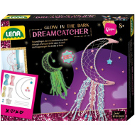 LENA: Kit per realizzare un acchiappasogni a forma di luna che si illumina al buio