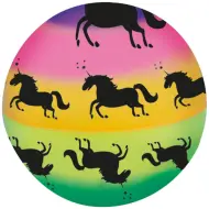 LENA: Palla morbida unicorno arcobaleno 6cm