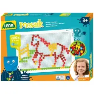 LENA: Set creativo di mosaico trasparente con pioli da 10mm, 200 pezzi