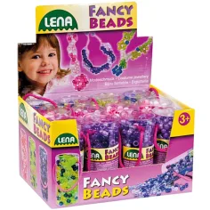 LENA: Set di perline colorate in contenitore cilindrico immagine 2