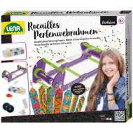 LENA: Set per creare braccialetti fai-da-te con telaio e 2000 perline