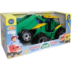 LENA: Trattore gigante con rimorchio verde/giallo 93cm immagine 2
