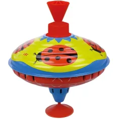 LENA: Trottola in metallo con coccinelle 16cm immagine 2