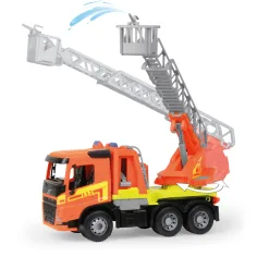 LENA: Worxx Volvo FMX camion dei pompieri con scala, con scatola, 48 cm immagine 2