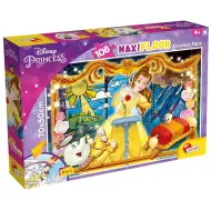 La Bella e la Bestia Belle 2 in 1 puzzle da 108 pezzi e libro da colorare 70x50cm - Lisciani
