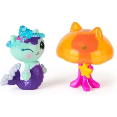 La casa delle bambole di Gabby Cinema: Set di 2 personaggi Aquaroom - MerCat e Kitty Medusa - Spin Master immagine 2