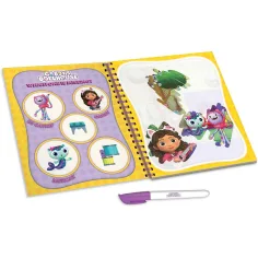 La casa delle bambole di Gabi Gabdorable libro da colorare con acqua - Lisciani immagine 2