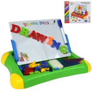 Lavagna da Disegno: Lavagna magnetica multifunzionale con pennarello e lettere 30x24cm