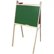 Lavagna da disegno bifacciale in legno