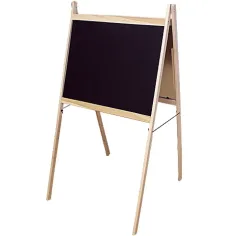 Lavagna da disegno bifacciale in legno immagine 2