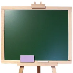 Lavagna magnetica in legno naturale immagine 2