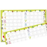 Lavagna per lo sviluppo delle abilità con pennarello cancellabile: Numeri - D-Toys