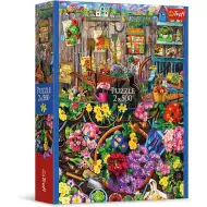 Lavoro in giardino puzzle 2x500 pezzi - Trefl