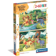 Le avventure di Winnie the Pooh puzzle Supercolor 2x60 pezzi - Clementoni