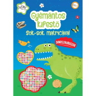 Libro da colorare con diamanti - Dinosauri